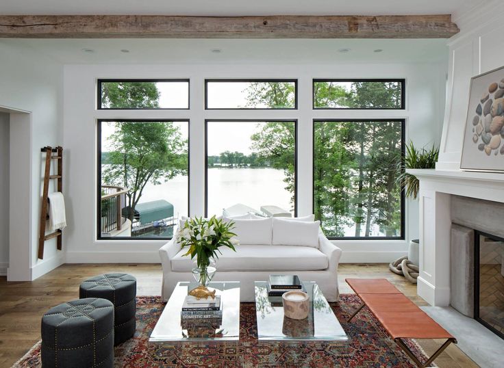 Wide Windows Living Room