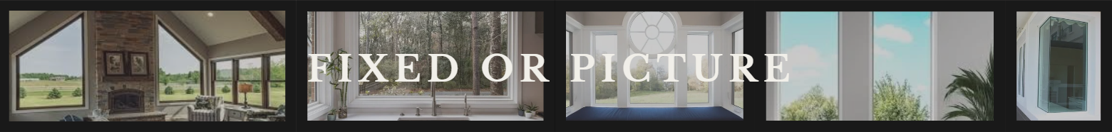 Fixed Window Picture Window Hung Impact Windows